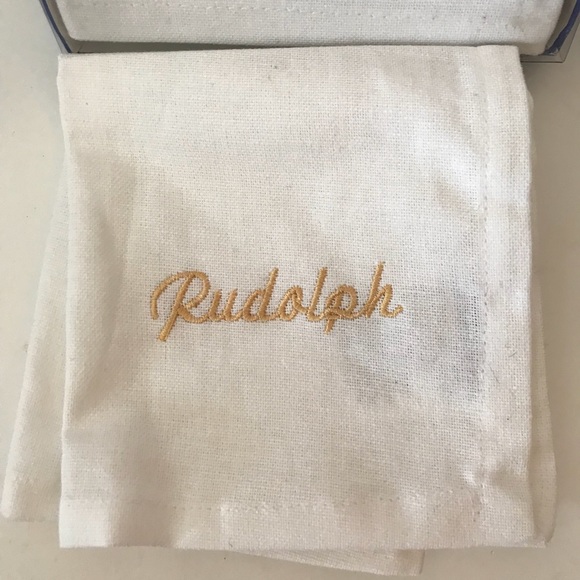 12 pc Cotton Christmas Holiday Cloth Cocktail Napkins by Harman - Picture 5 of 10